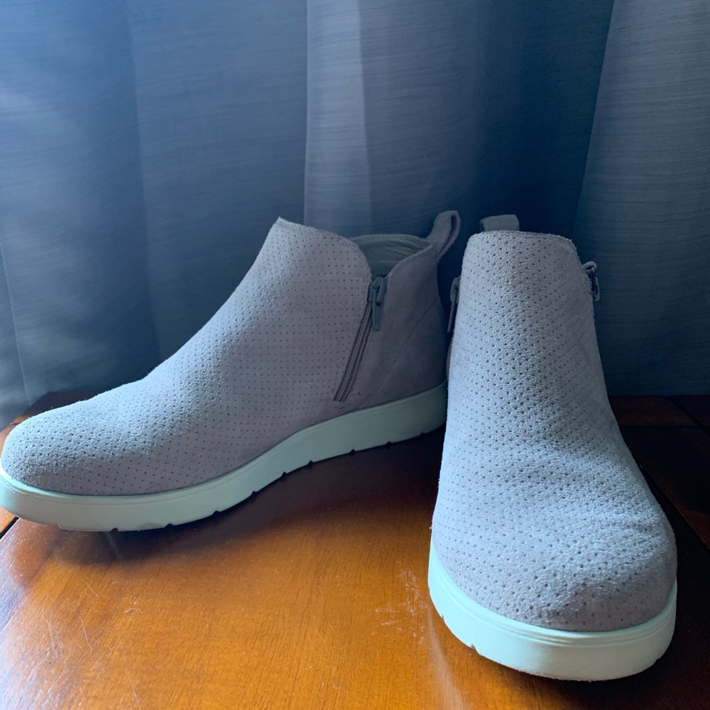 Ankle Booties Tan Leather Upper